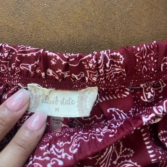 Altar'd State Red Bandana Print Top - Picture 2 of 2